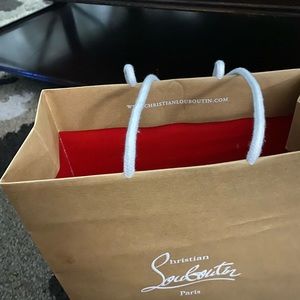 Christian louboutin paper bag